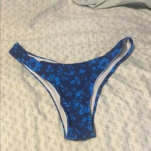 SHEIN Blue Floral Bikini Bottom